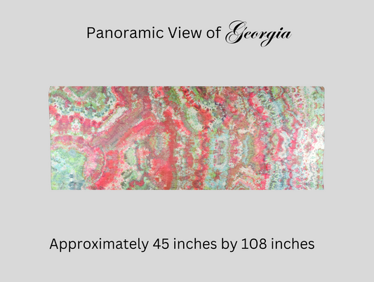 Handmade Ice-Dyed Silk Belly Dance Veil, Hobotai Sarong, Swimsuit Cover Up, Silk Wall Hanging... Happy Silk "Georgia"