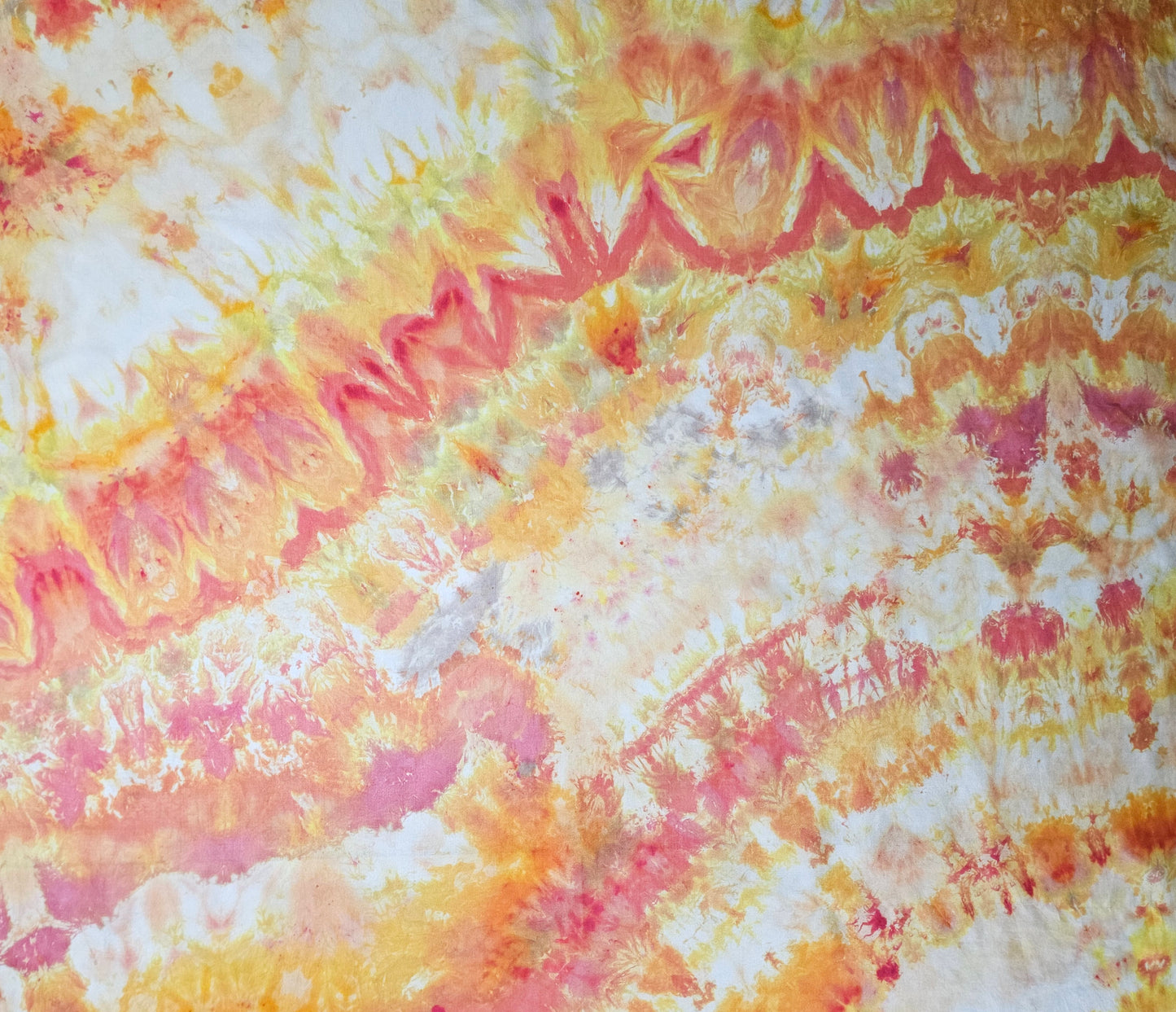 Handmade Ice-Dyed Silk Belly Dance Veil, Hobotai Sarong, Swimsuit Cover Up, Silk Wall Hanging... Happy Silk "Pari"