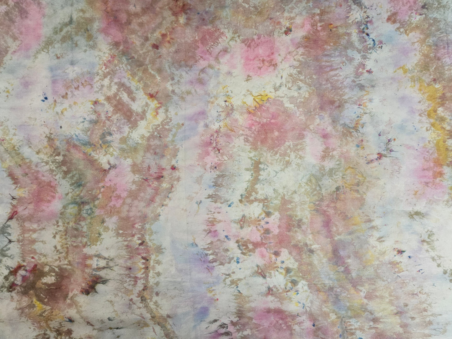 Handmade Ice-Dyed Silk Belly Dance Veil, Hobotai Sarong, Swimsuit Cover Up, Silk Wall Hanging... Happy Silk "Brooke"