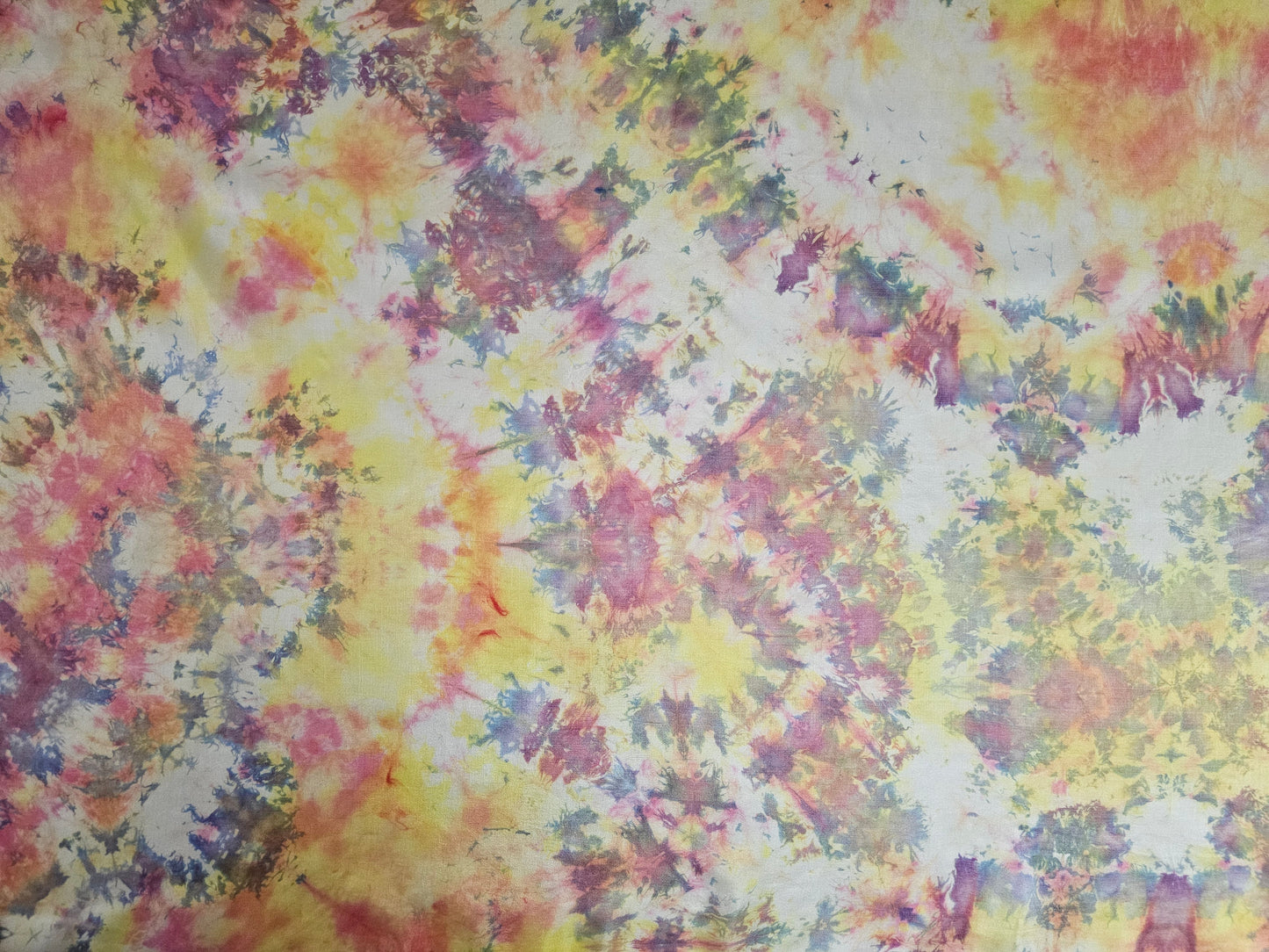 Handmade Ice-Dyed Silk Belly Dance Veil, Hobotai Sarong, Swimsuit Cover Up, Silk Wall Hanging... Happy Silk "Fatimah"