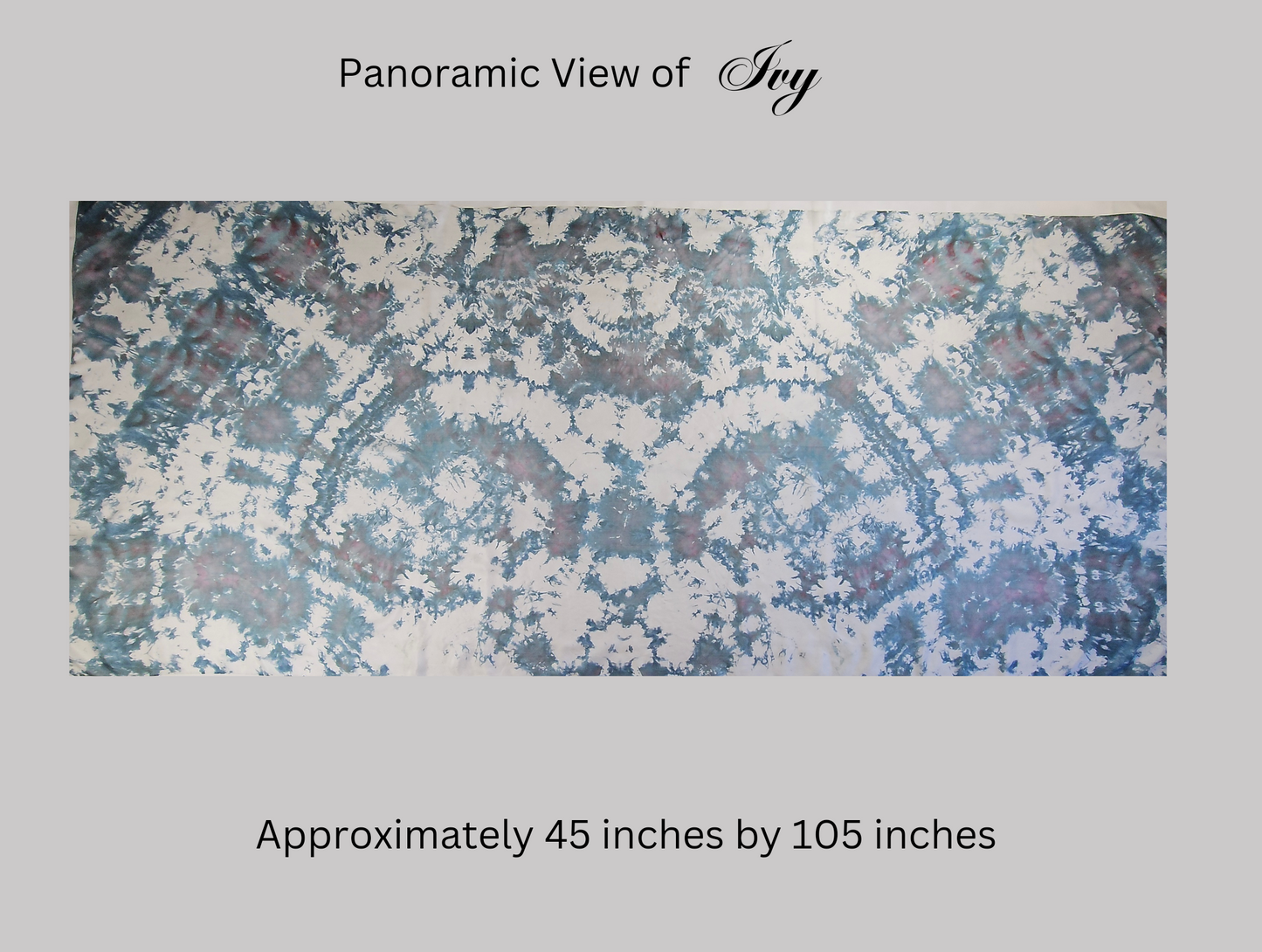 Handmade Ice-Dyed Silk Belly Dance Veil, Hobotai Sarong, Swimsuit Cover Up, Silk Wall Hanging... Happy Silk "Ivy"