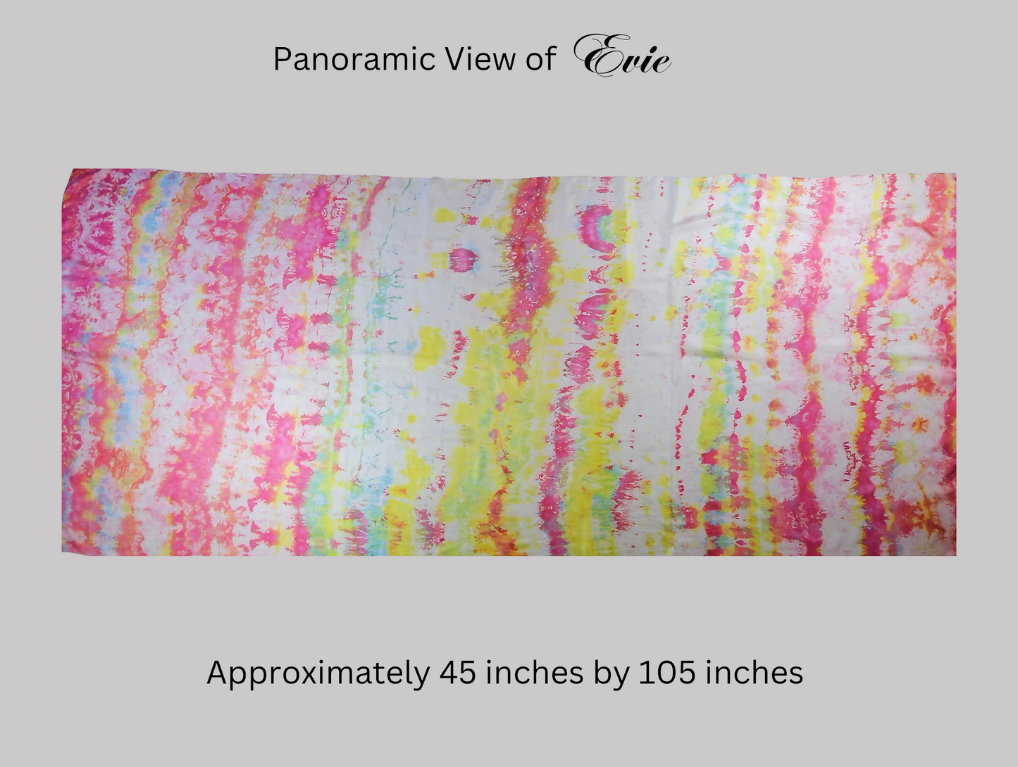 Handmade Ice-Dyed Silk Belly Dance Veil, Hobotai Sarong, Swimsuit Cover Up, Silk Wall Hanging... Happy Silk "Evie"