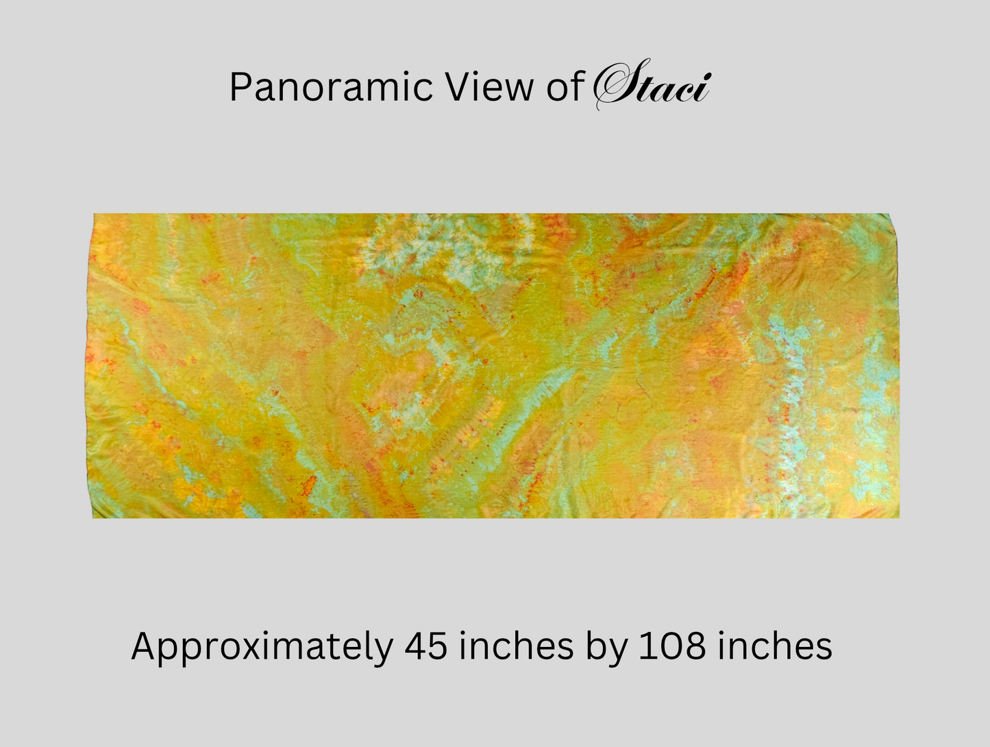 Handmade Ice-Dyed Silk Belly Dance Veil, Hobotai Sarong, Swimsuit Cover Up, Silk Wall Hanging... Happy Silk "Staci"