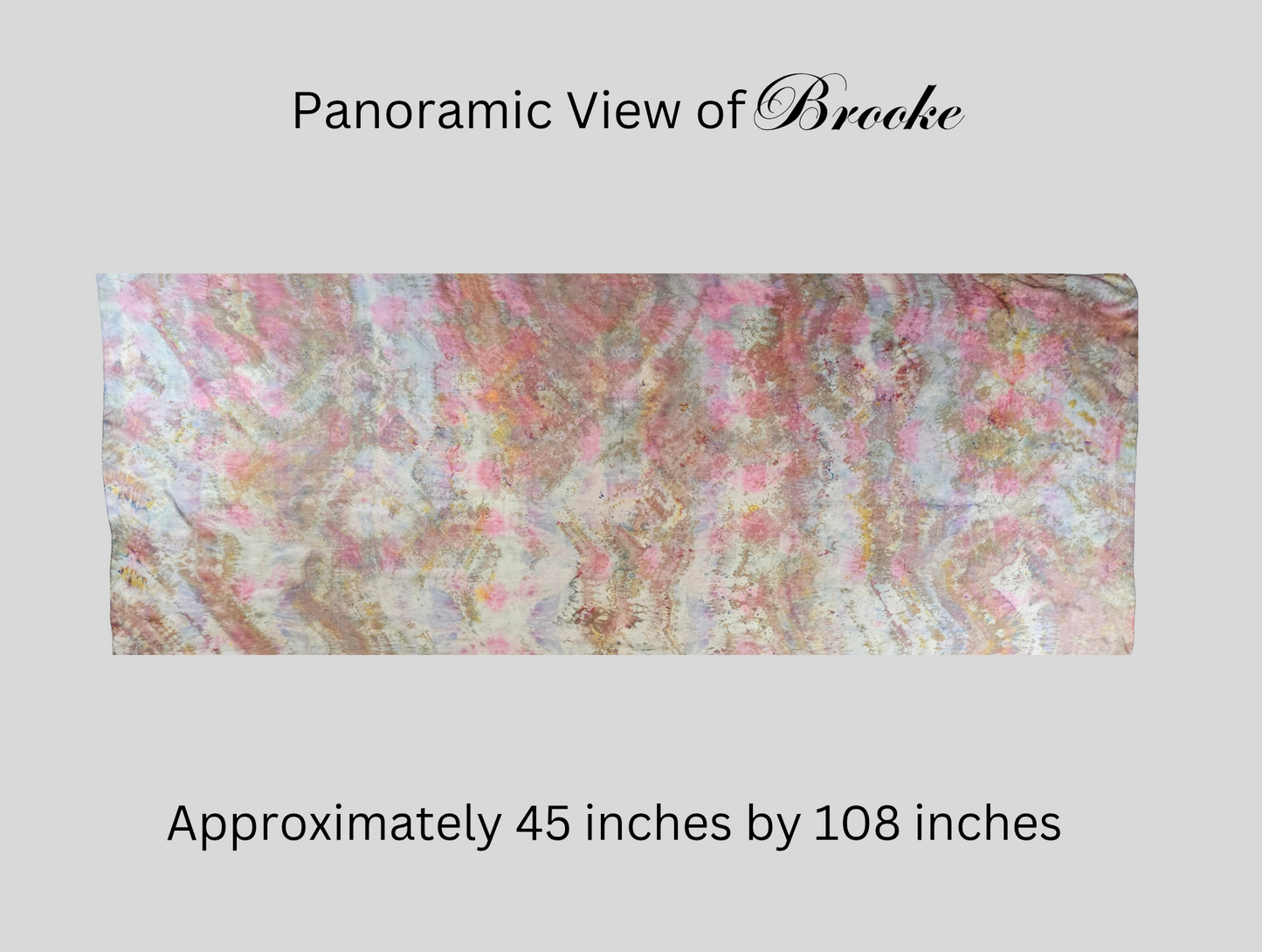 Handmade Ice-Dyed Silk Belly Dance Veil, Hobotai Sarong, Swimsuit Cover Up, Silk Wall Hanging... Happy Silk "Brooke"