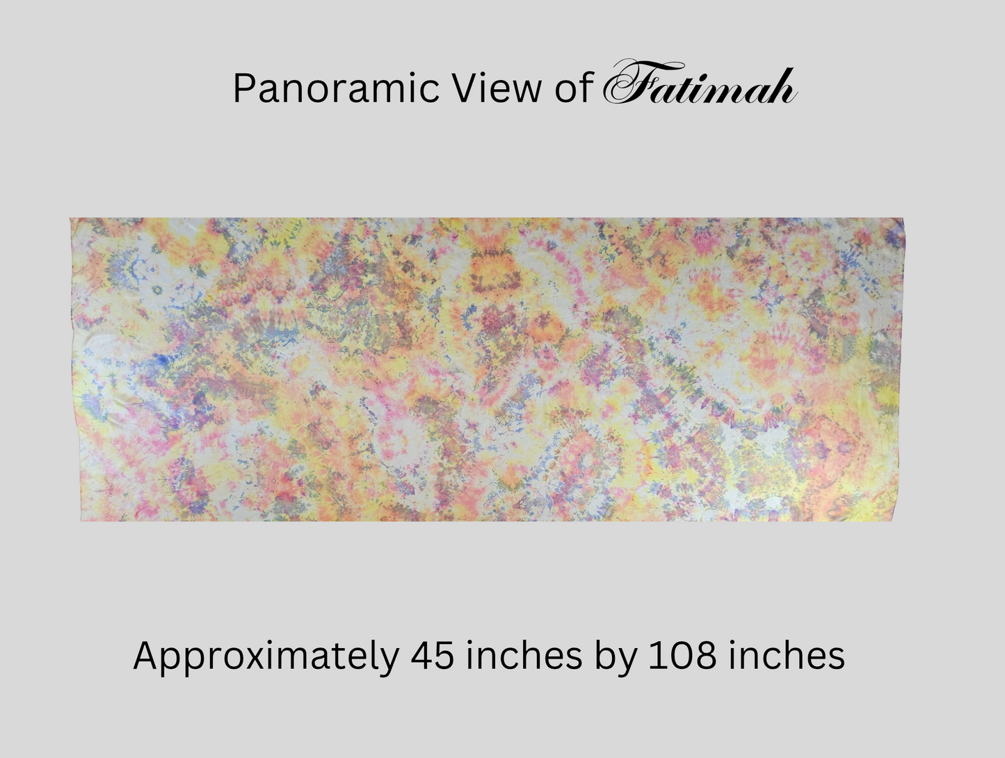 Handmade Ice-Dyed Silk Belly Dance Veil, Hobotai Sarong, Swimsuit Cover Up, Silk Wall Hanging... Happy Silk "Fatimah"