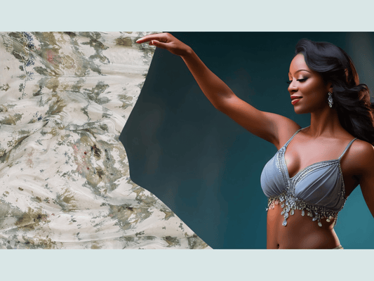 Handmade Ice-Dyed Silk Belly Dance Veil, Hobotai Sarong, Swimsuit Cover Up, Silk Wall Hanging... Happy Silk "Rea"