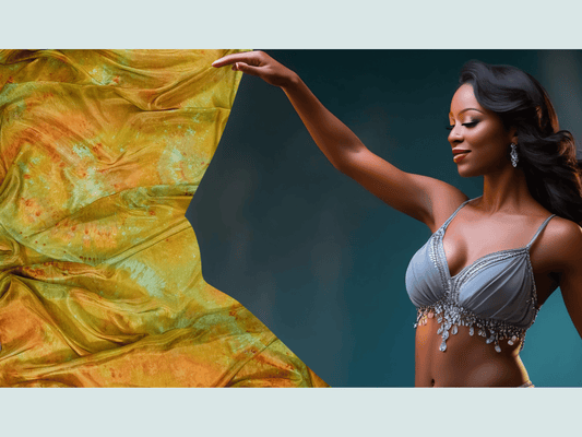 Handmade Ice-Dyed Silk Belly Dance Veil, Hobotai Sarong, Swimsuit Cover Up, Silk Wall Hanging... Happy Silk "Staci"